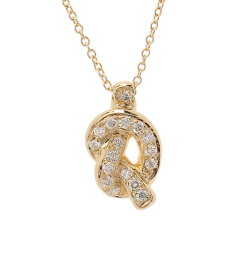 【中古】美品 ネックレス K18 ダイヤ レディース ANGELA CUMMINGS