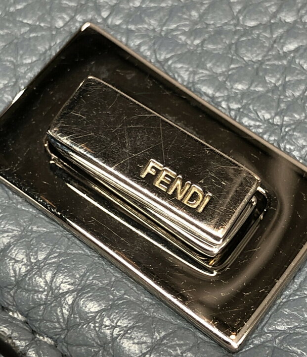 楽天市場】【中古】 フェンディ 長財布 ターンロック ピーカブー 