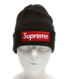 【中古】美品 シュプリーム ニューエラ ニットキャップ Box Logo Beanie レディース SIZE - Supreme×NEW ERA
