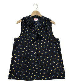 【5%OFFクーポン 7日9：59迄】【中古】 ケイトスペード ノースリーブボウタイブラウス 花柄 レディース SIZE L (L) kate spade