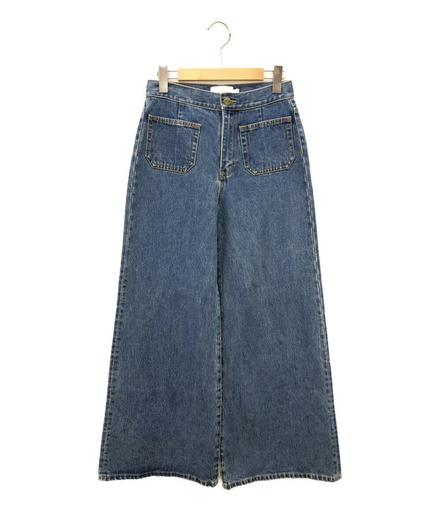 楽天市場】【中古】美品 コーチ ワイドバギーデニムパンツ C8956  