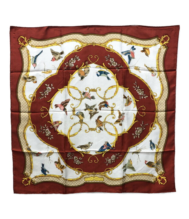 楽天市場】【中古】 エルメス スカーフ カレ90 シルク100％ 小鳥柄  