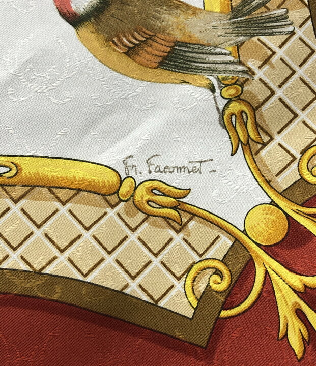 楽天市場】【中古】 エルメス スカーフ カレ90 シルク100％ 小鳥柄  