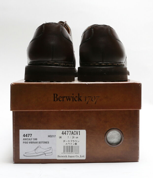 楽天市場】【中古】 バーウィック ドレスシューズ 4477 メンズ SIZE 7 