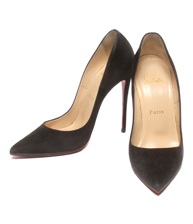 楽天市場】【中古】 クリスチャンルブタン パンプス スエード SO KATE 