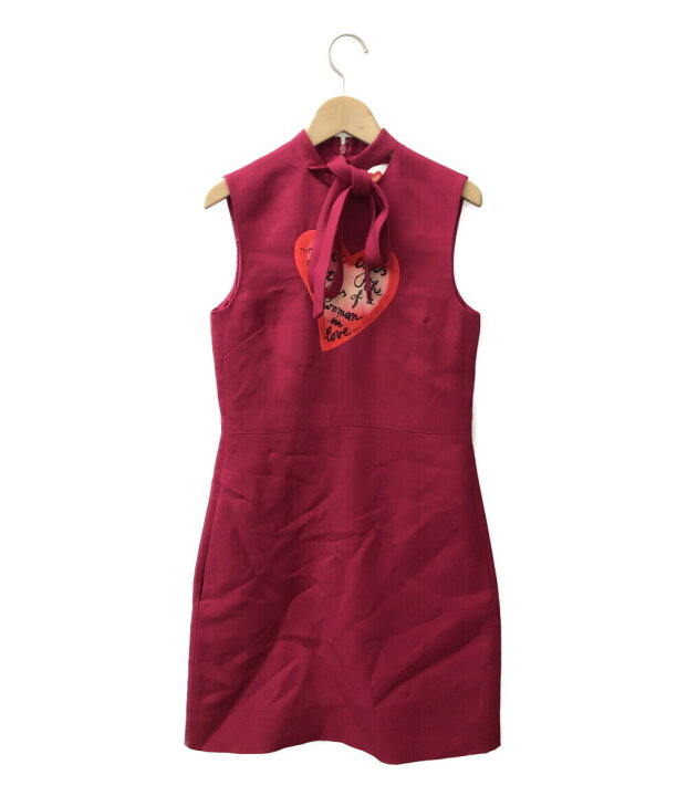 楽天市場】【中古】美品 バレンチノ ノースリーブワンピース ピンク  