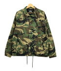 【全品ポイント5倍 3/30 0:00～23:59】【中古】 ステューシー コーチジャケット カモフラ柄 メンズ SIZE L (L) STUSSY