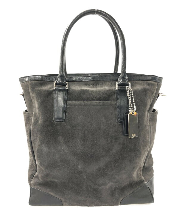 楽天市場】【中古】 コーチ トートバッグ スエード 70527 メンズ COACH 