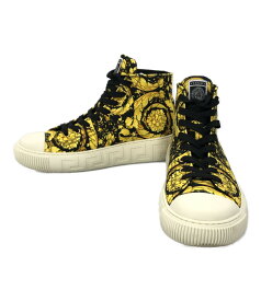 【中古】 ヴェルサーチ ハイカットスニーカー バロック メンズ SIZE 42 (L) Versace