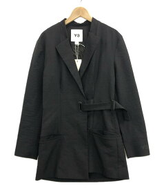 【5%OFFクーポン18日0時～21日9:59迄】【中古】 ワイスリー W CH1 BLAZER ブレザー ジャケット レディース SIZE XS (XS以下) Y-3