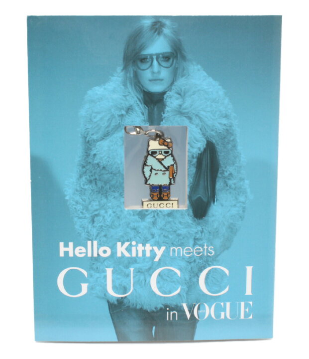 楽天市場】【中古】美品 グッチ チャーム Hello Kitty×Gucci VOGUE付録 GUCCIHelloKittyファスナーチャームVOGUEハローキティ