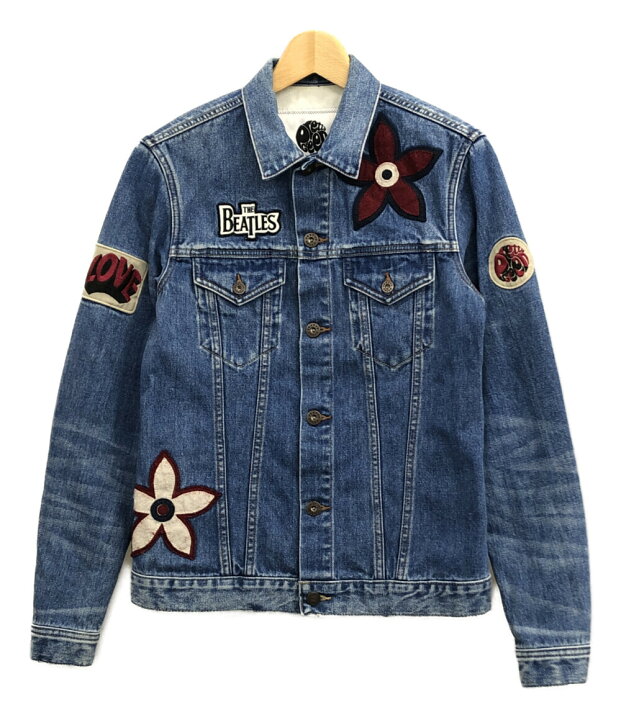 楽天市場】【中古】 プリティーグリーン デニムジャケット THE BEATLES  