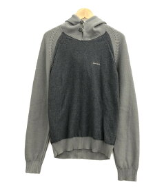 【5%OFFクーポン18日0時～21日9:59迄】【中古】 アルマーニジーンズ ニットパーカー レディース SIZE S (S) ARMANI JEANS