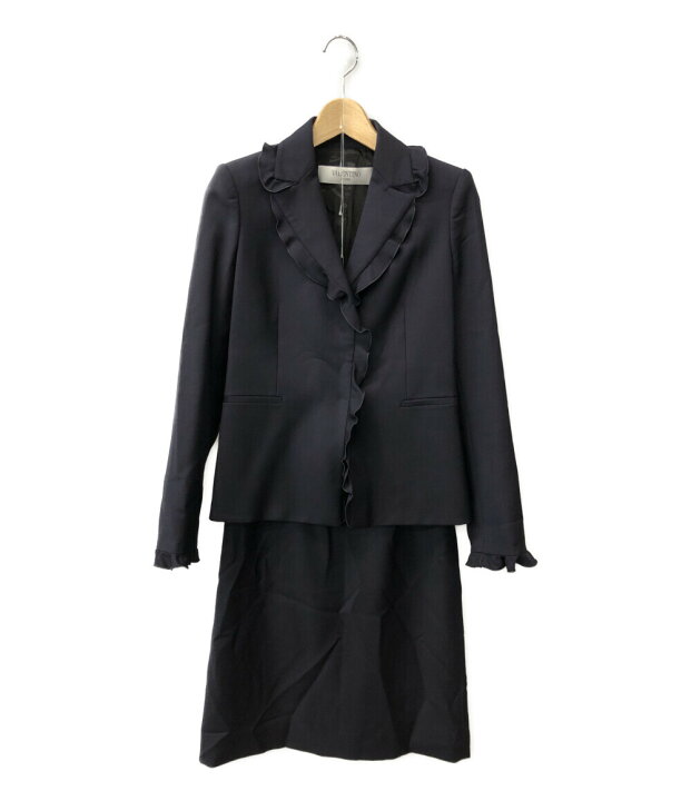 楽天市場】【中古】 バレンチノ セットアップスカートスーツ フリル  