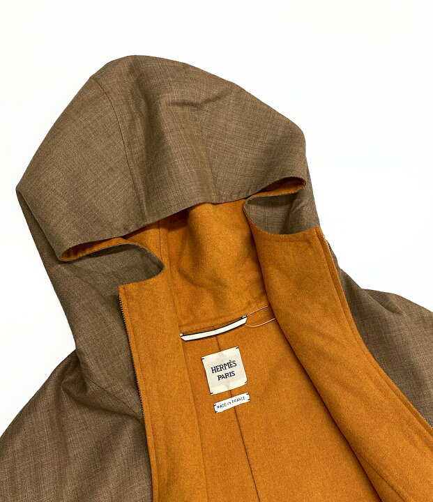 楽天市場】【中古】 エルメス アンプルコート カシミヤブレンド 
