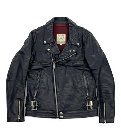 【中古】 アンダーカバーイズム ライダースジャケット double leather jacket navy メンズ SIZE 1 UNDERCOVERISM