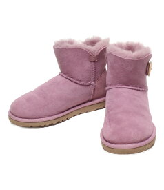 【中古】 アグ ムートンブーツ ショートブーツ ミニベイリーボタン レディース SIZE 22.0 (XS以下) UGG