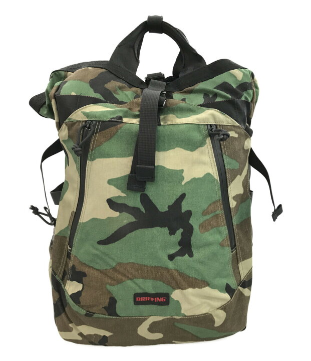 楽天市場】【中古】美品 ブリーフィング カモフラ柄アウトドアリュック  