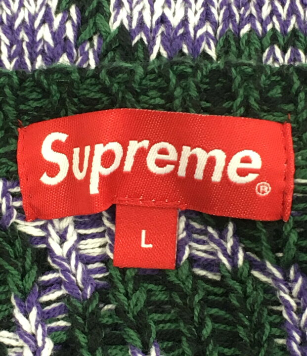 楽天市場】【中古】美品 シュプリーム 長袖ニット Stacked Sweater 