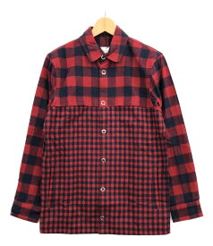 【先着クーポン24日20時~27日9:59迄】【中古】美品 ラブレス ブロッキングチェックシャツ メンズ SIZE S (S) LOVELESS