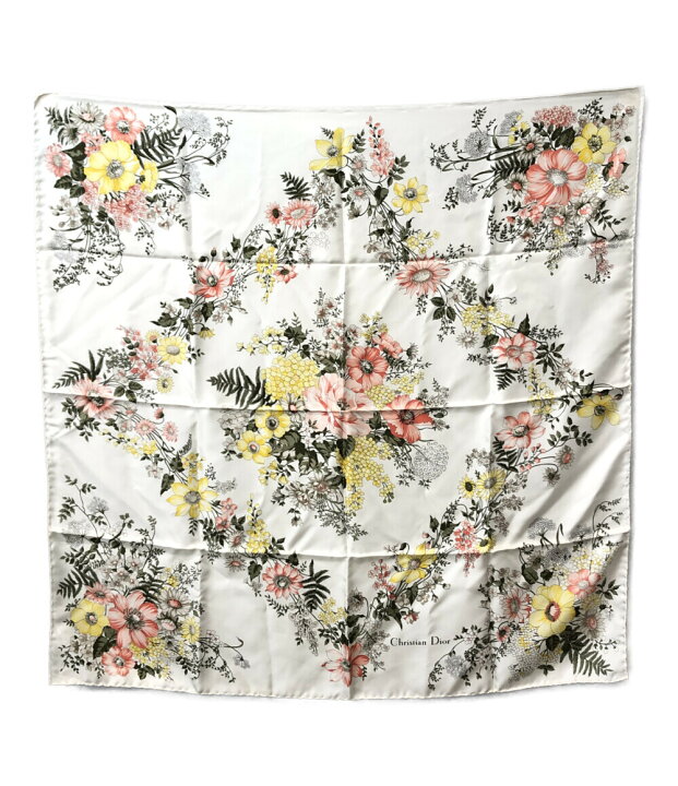 楽天市場】【中古】美品 クリスチャンディオール スカーフ シルク100 