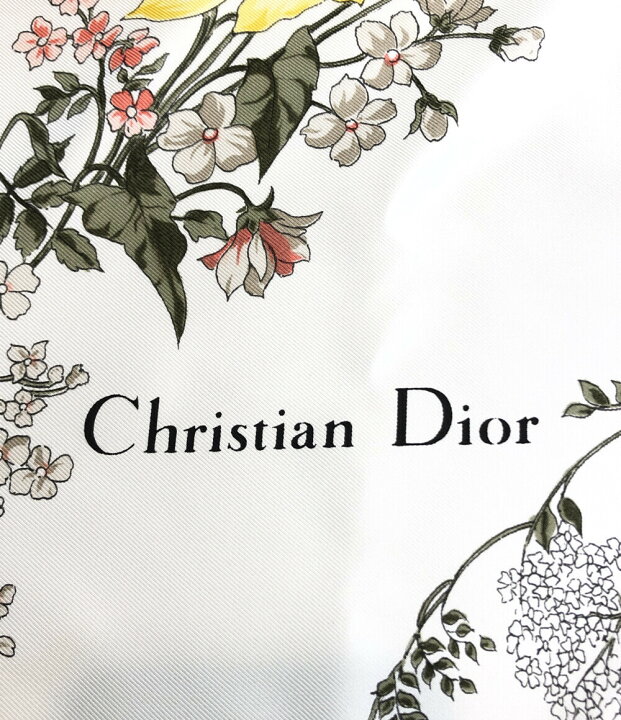 楽天市場】【中古】美品 クリスチャンディオール スカーフ シルク100 