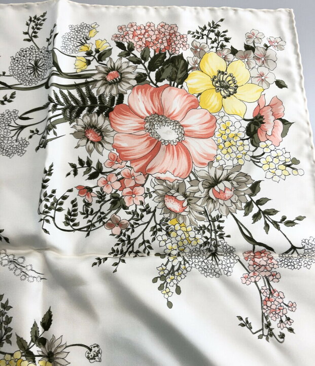 楽天市場】【中古】美品 クリスチャンディオール スカーフ シルク100 