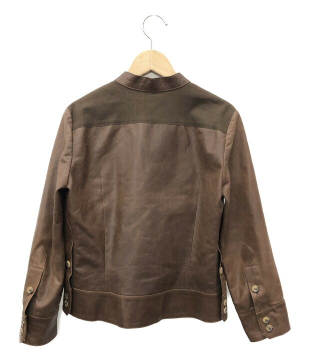楽天市場】【中古】 チェザレファブリ レザージャケット レディース 