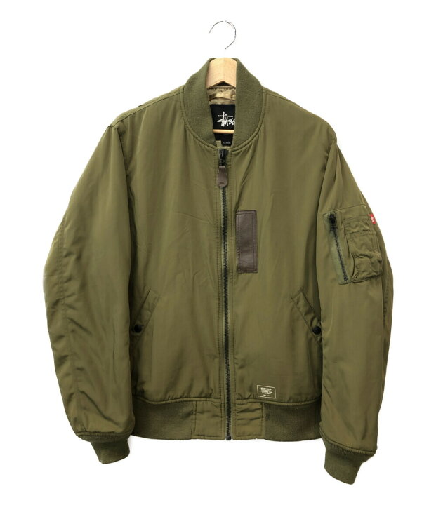 楽天市場】【中古】 ステューシー フライトジャケット MA-1 メンズ 