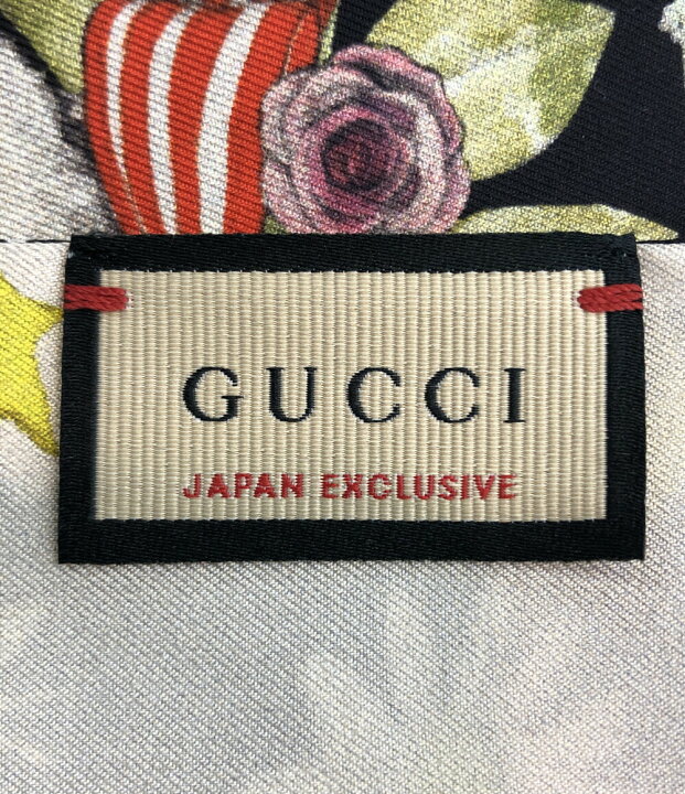 楽天市場】【中古】美品 グッチ ネックボウ スカーフ シルク100 