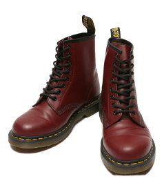 【中古】 ドクターマーチン レースアップブーツ レッド 11822 レディース SIZE UK7 Dr.Martens