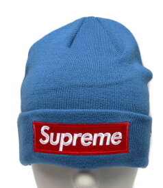 【中古】美品 シュプリーム ニューエラ ニット帽 ビーニー World Famous Box Logo Beanie メンズ Supreme×NEW ERA