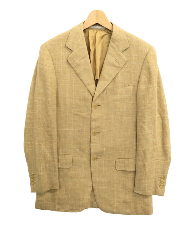 楽天市場】【中古】美品 エルメネジルドゼニア シルク混 テーラード 