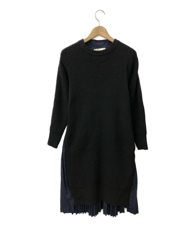 楽天市場】【中古】 サカイ ニット切替プリーツワンピース 15-02331 