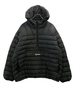 【1,000円OFFクーポン13日23:59迄】【中古】 シュプリーム ダウンジャケット Micro Down Half Zip Hooded Pullover メンズ SIZE L Supreme