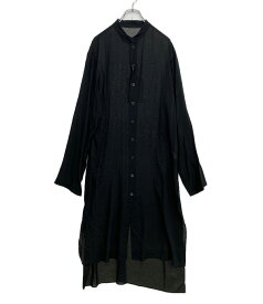 【中古】 ヨウジヤマモトプールオム 長袖シャツ 80 MODAL LOAN STAND COLLAR LONG BLOUSE 25SS HP-B23-233-1 メンズ SIZE 1 YOHJI YAMAMOTO POUR HOMME