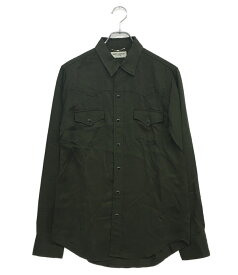 【中古】 サンローラン シャツジャケット カーキ 391674Y9461 メンズ SIZE S Saint Laurent