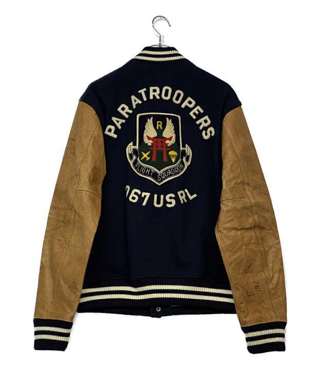 楽天市場】【中古】 ポロ・ラルフローレン スタジャン レザースリーブ 