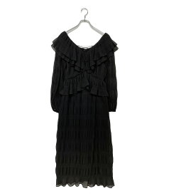 【中古】 ハーリップトゥ 長袖ワンピース ブラウン HLT2009012 レディース SIZE M Her lip to