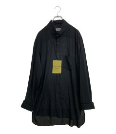 【中古】 ヨウジヤマモトプールオム 長袖シャツ CELLULOSE LAWN DOUBLE STAND BLOUSE 25AW メンズ SIZE 2 YOHJI YAMAMOTO POUR HOMME