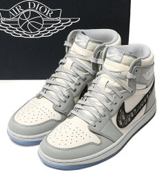 【中古】美品 ナイキ ディオール スニーカー DIOR AIR JORDAN 1 HIGH OG CN8607-002 メンズ SIZE 26.5cm NIKE