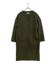 ELENDEEK ノーカラーコクーンコート キャメル ELENDEEK エレンディーク 