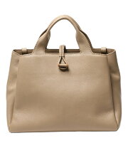 MOTHERHOUSE 2WAY トートバッグ ショルダー ピンクベージュ 