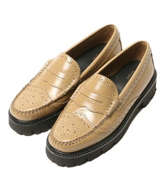 【中古】 ジーエイチバス ウィージャンズ ローファー Whitney Wingtip Lug Loafer BAX4W948 レディース SIZE US8 G.H. Bass WEEjUNS