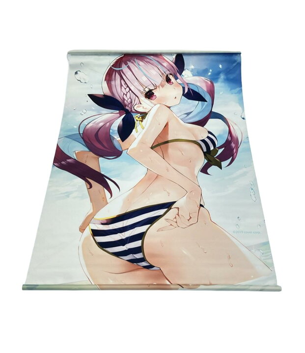楽天市場】【中古】 美品 B2タペストリー ホロライブ 湊あくあ 水着 