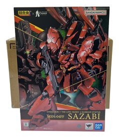 【中古】 訳あり 機動戦士ガンダム逆襲のシャア MSN-04FF サザビー 超合金×THE LIFE-SIZED ニューGUNDAM STATUE バンダイ フィギュア