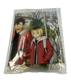 【中古】 美品 東宝ステラ ハイキュー!! 書き下ろしB3布ポスター&ビッグアクリルスタンド 黒尾/孤爪2種セット グッズ