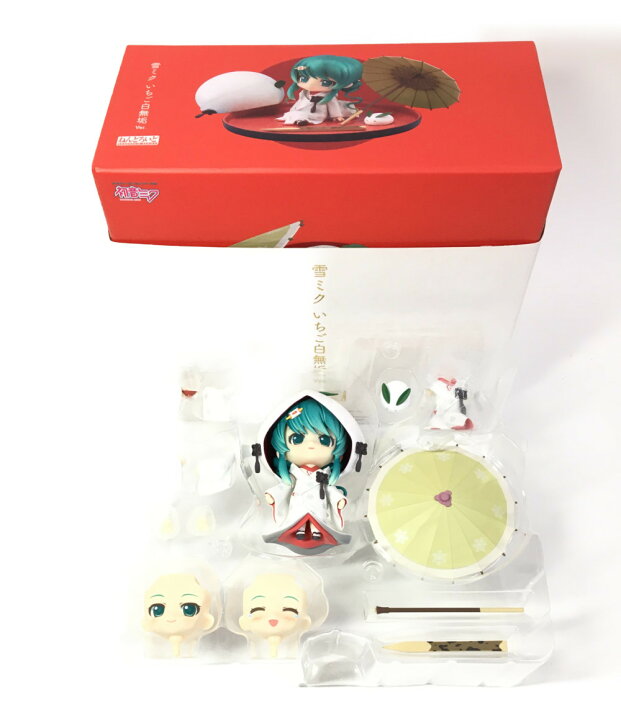 楽天市場 中古 ねんどろいど 303 ボーカロイド 雪ミク 初音ミク いちご白無垢ver フィギュア ハグオール ホビー