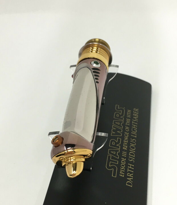 楽天市場 中古 スターウォーズ ダース シディアス ライトセーバー 45 スケール マスターレプリカ社 フィギュア ハグオール ホビー