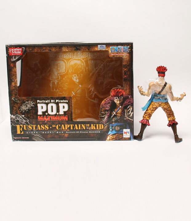 楽天市場 中古 One Piece P O P エクセレントモデルシリーズ One Piece ユースタス キャプテン キッド メガハウス フィギュア ハグオール ホビー